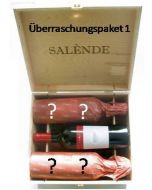 Überraschungspaket 1 mit 6 Flaschen aus der ganzen Welt in Original-Holzkiste (OHK)