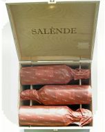 6 Flaschen Messapio (Collezione Salende) Primitivo Appassimento IGT 2021 in Original-Holzkiste, Vinosia - Apulien