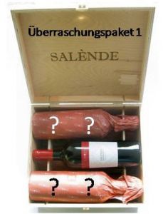 Überraschungspaket 1 mit 6 Flaschen aus der ganzen Welt in Original-Holzkiste (OHK)