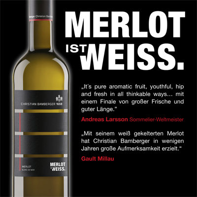 Merlot ist weiss